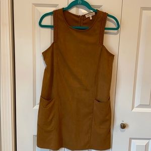 Tan suede jumper - no flaws!